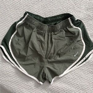 Nike Women's Olive Athletic Shorts